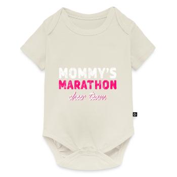 Équipe de cheer Mommy’s Marathon 3 - Body à manches courtes Premium Bébé - blanc cassé - Devant