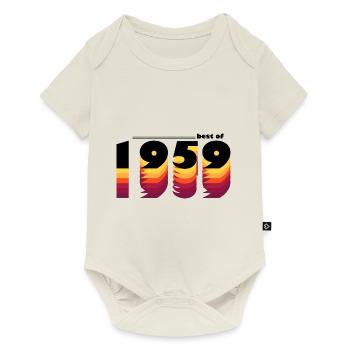 Vintage Retro Best of 1959, zur Feier des 66-jährigen Bestehens - Baby Premium Kurzarmbody - Naturweiß - Vorne