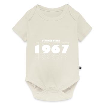Best of 1967 - Celebrate 58 Years with Vintage - Baby Premium short-sleeve bodysuit - off white - Front