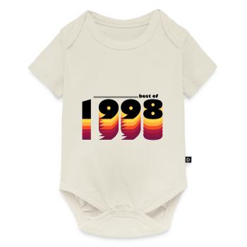 Best of 1998 - Celebrate 27 Years in Vintage - Baby Premium short-sleeve bodysuit - off white - Front