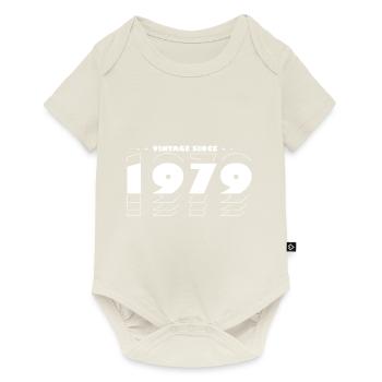 Vintage Retro Best of 1979, zur Feier des 46-jährigen Bestehens - Baby Premium Kurzarmbody - Naturweiß - Vorne