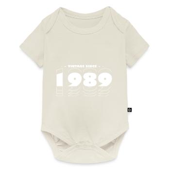 Vintage Retro Best of 1989, célébrant 36 ans - Body à manches courtes Premium Bébé - blanc cassé - Devant