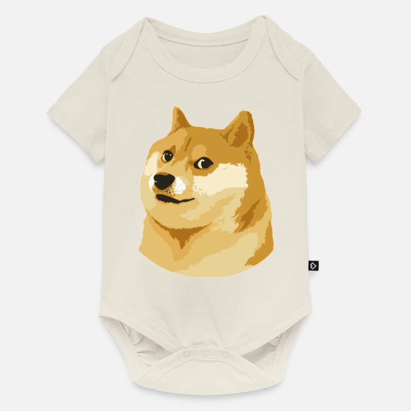Doge - Body à manches courtes Premium Bébé - blanc cassé