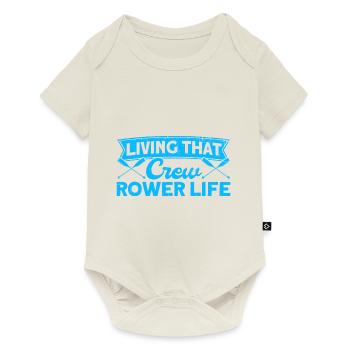 Rudern Mannschaft Ruderer Ruderer Geschenk - Baby Premium Kurzarmbody - Naturweiß - Vorne