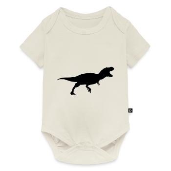 Albertosaurus dinosaurier - Baby Premium Kurzarmbody - Naturweiß - Vorne