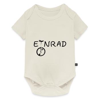 Einrad Sport - Baby Premium Kurzarmbody - Naturweiß - Vorne