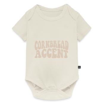 Cornbread Accent Southern Girls Funny Cowboy - Baby Premium short-sleeve bodysuit - off white - Front