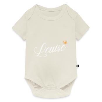Louise Name for Women Kids Toddlers - Louise - Baby Premium short-sleeve bodysuit - off white - Front