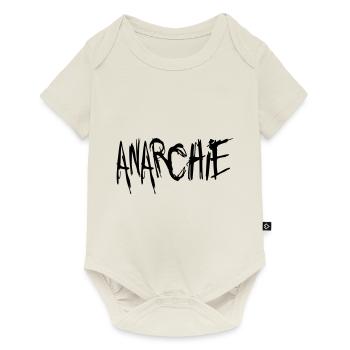 Anarchie - Baby Premium Kurzarmbody - Naturweiß - Vorne