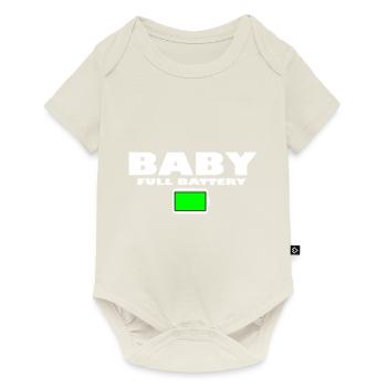 Baby full battery parents, babies, children - Baby Premium short-sleeve bodysuit - off white - Front