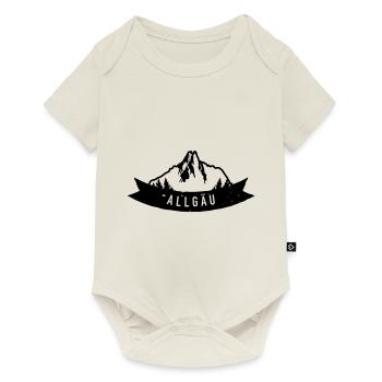 Allgäu Design mit Höfats als Geschenkidee - Baby Premium Kurzarmbody - Naturweiß - Vorne