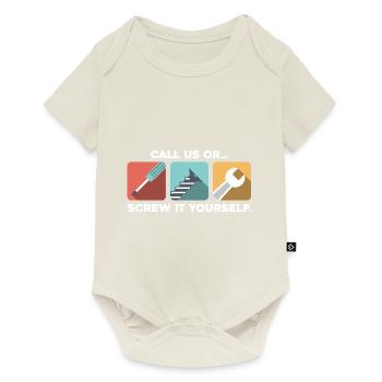 Artisans - Body à manches courtes Premium Bébé - blanc cassé - Devant