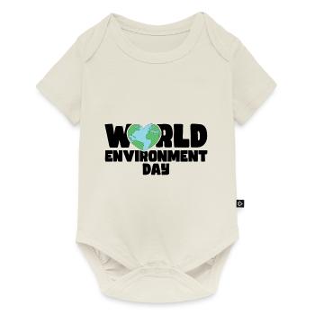 World environment day - Baby Premium Kurzarmbody - Naturweiß - Vorne
