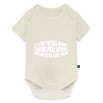 C’est correct de s’effondrer, les tacos s’effondrent 4 - Body à manches courtes Premium Bébé - blanc cassé - Devant