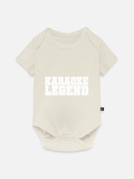 Karaoke Legend - Baby Premium Kurzarmbody - Naturweiß