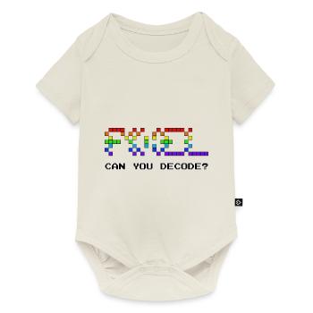 Can you decode? - Baby Premium short-sleeve bodysuit - off white - Front