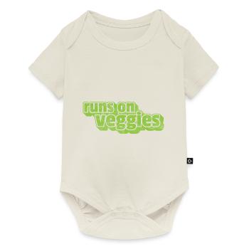Vegan Vegetarian Vegetable Vintage I Gift - Baby Premium short-sleeve bodysuit - off white - Front