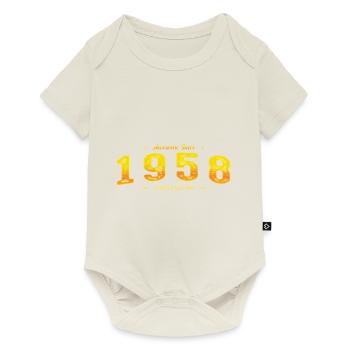 Awesome Since 1958 - Vintage 67th Birthday Classic - Baby Premium short-sleeve bodysuit - off white - Front