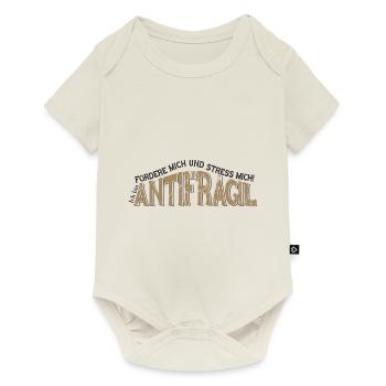 Antifragil - Body à manches courtes Premium Bébé - blanc cassé - Devant