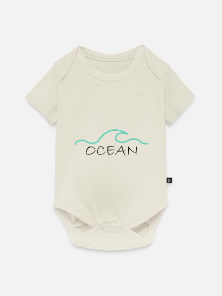 Ocean - Baby Premium Kurzarmbody - Naturweiß