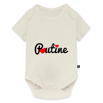 Poutine - Body à manches courtes Premium Bébé - blanc cassé - Devant