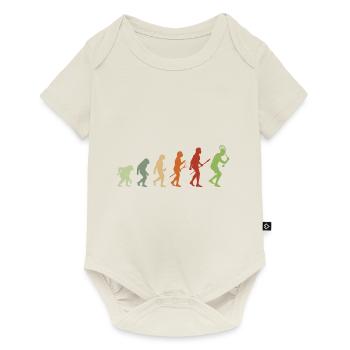 Tennis Evolution - Baby Premium Kurzarmbody - Naturweiß - Vorne