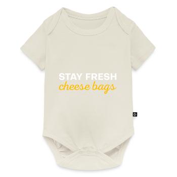 Stay Fresh Cheese Bags 15 - Baby Premium short-sleeve bodysuit - off white - Front
