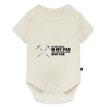 Gold Digger Gold Panning Gold Mining Designs - Baby Premium short-sleeve bodysuit - off white - Front