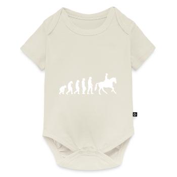 Evolution Reiter - Baby Premium Kurzarmbody - Naturweiß - Vorne
