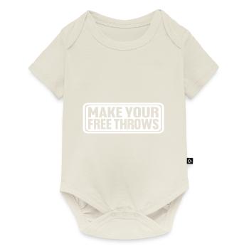 Make Your Free Throws 4 - Baby Premium short-sleeve bodysuit - off white - Front