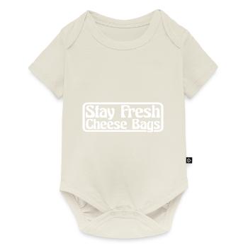 Stay Fresh Cheese Bags 31 - Baby Premium short-sleeve bodysuit - off white - Front