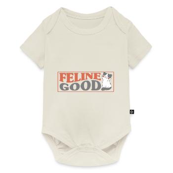 Katzenmama Katzeneltern Katzen Liebhaber Geschenk - Baby Premium Kurzarmbody - Naturweiß - Vorne