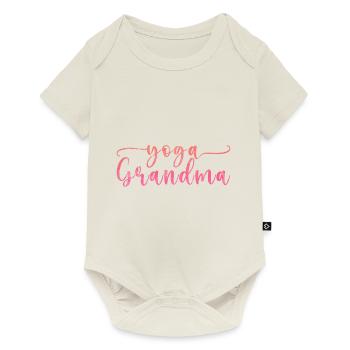 Yoga Grandma 3 - Baby Premium short-sleeve bodysuit - off white - Front