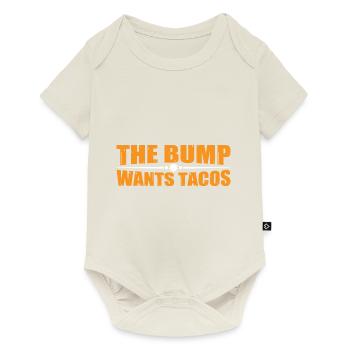 The Bump Wants Tacos 4 - Baby Premium short-sleeve bodysuit - off white - Front