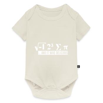 I ate some pie And it was delicious 2 - Baby Premium short-sleeve bodysuit - off white - Front
