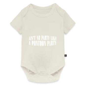 Il n’y a pas de fête comme une fête de ponton 4 - Body à manches courtes Premium Bébé - blanc cassé - Devant