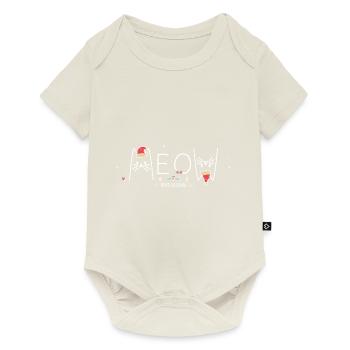 Meow Kitten Christmas - Gifts for Cat Dad & Cat - Baby Premium short-sleeve bodysuit - off white - Front