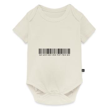 Barcode bar code strip codes - Baby Premium short-sleeve bodysuit - off white - Front