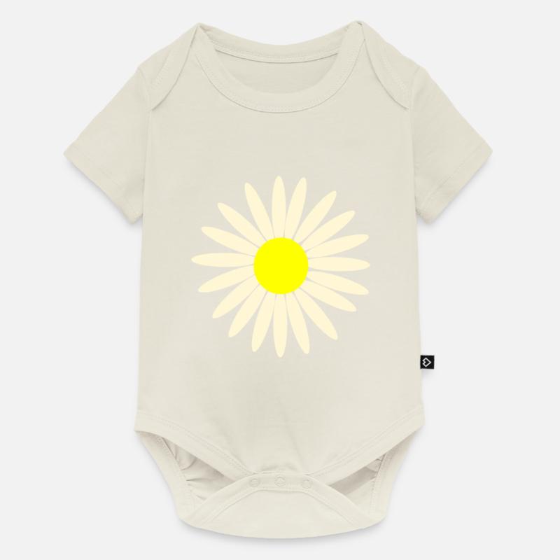 gaensebluemchen - Baby Premium Kurzarmbody - Naturweiß