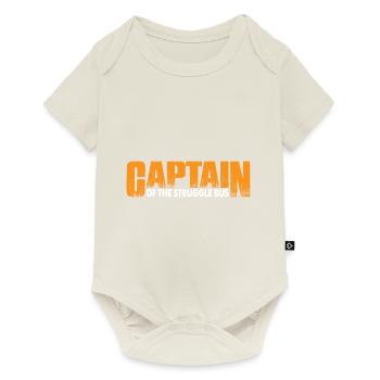 Captain Of The Struggle Bus 11 - Baby Premium short-sleeve bodysuit - off white - Front