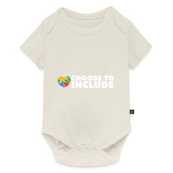 Sped Teacher Choose to Include I Encourage - Baby Premium Kurzarmbody - Naturweiß - Vorne