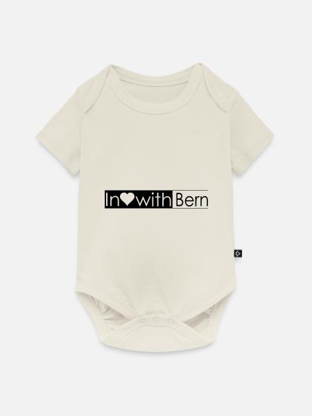 Bern - Baby Premium Kurzarmbody - Naturweiß