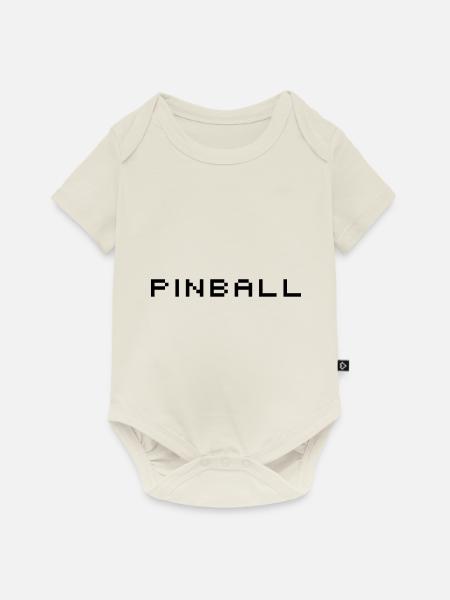 Pinball - Baby Premium Kurzarmbody - Naturweiß