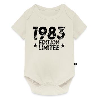 1983 Limited Edition Cadeau D'anniversaire !! - Body à manches courtes Premium Bébé - blanc cassé - Devant