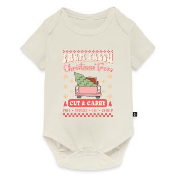 Weihnachten Santa Claus Merry Christmas - Baby Premium short-sleeve bodysuit - off white - Front