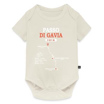 Vélo velo passo di Gavia Ponte di Legno - Body à manches courtes Premium Bébé - blanc cassé - Devant
