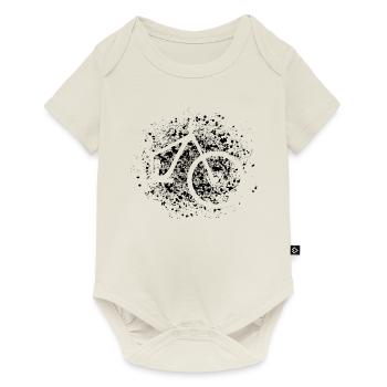 Bicycle Mountain Biking Mountain Bike MTB Gift - Baby Premium short-sleeve bodysuit - off white - Front