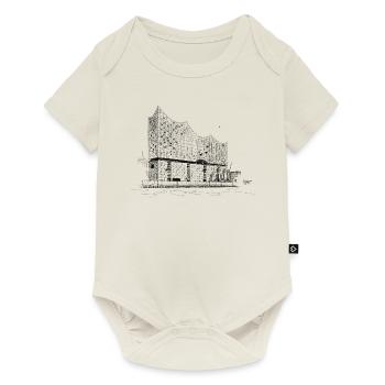 Bronko55 No.05 – Elbphilharmonie Hambourg - Body à manches courtes Premium Bébé - blanc cassé - Devant