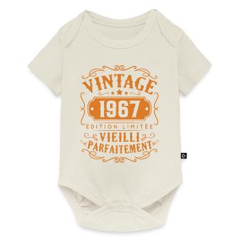 Vintage 1967 Edition Limitée - Body à manches courtes Premium Bébé - blanc cassé - Devant