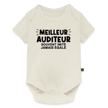 Auditeur | Je suis le meilleur Auditeur - Body à manches courtes Premium Bébé - blanc cassé - Devant